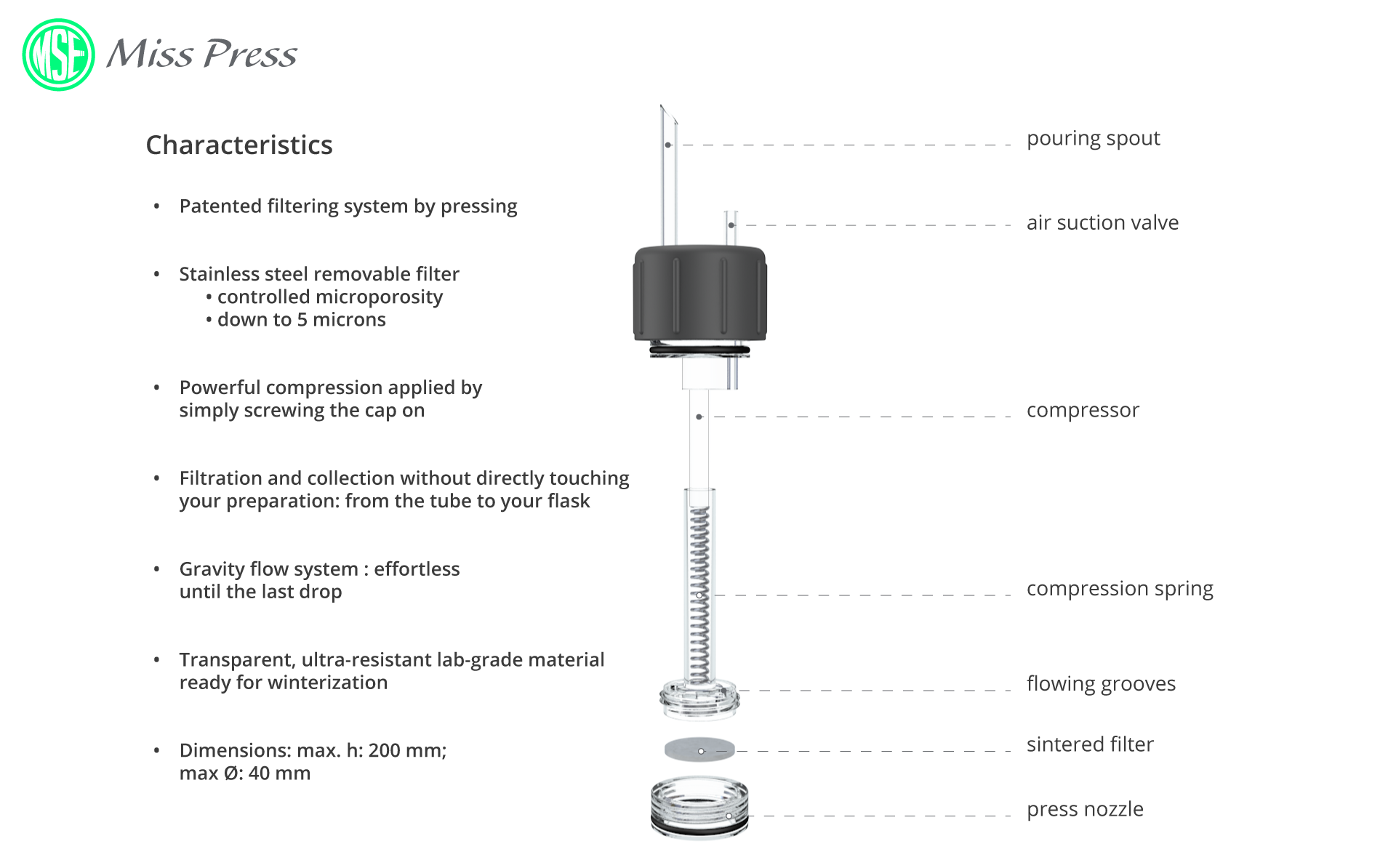 Original filtering and flowing system