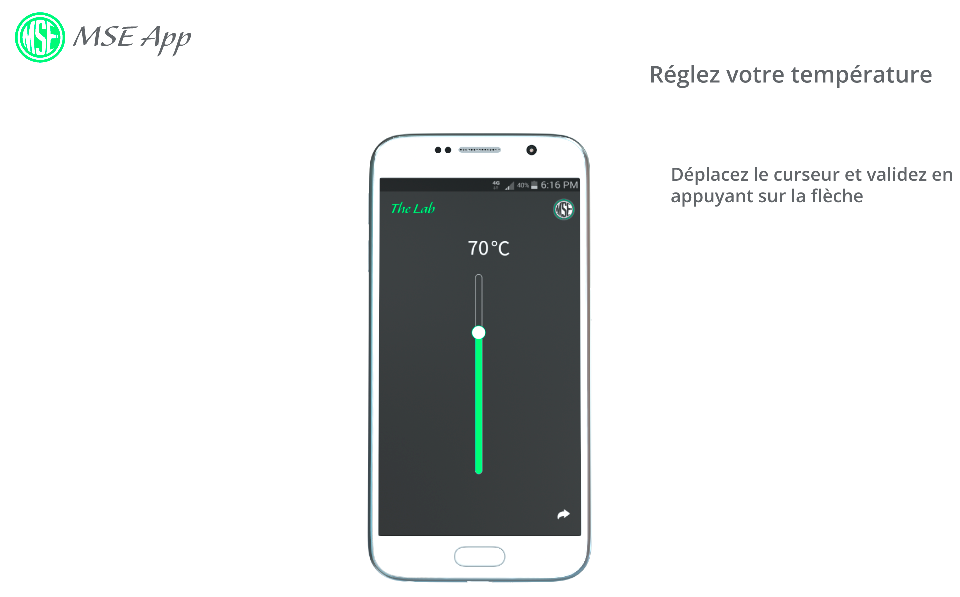 Réglez votre température